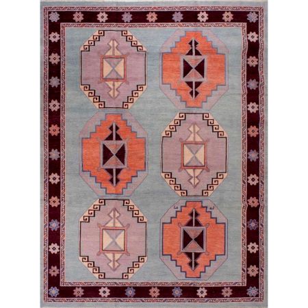 Charleston Jewels Turkish Design Handmade Wool Rug